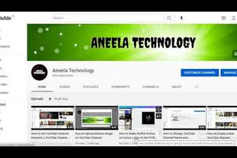 YouTube Channel Per Social Media Links Kesy Add Kerty Hey