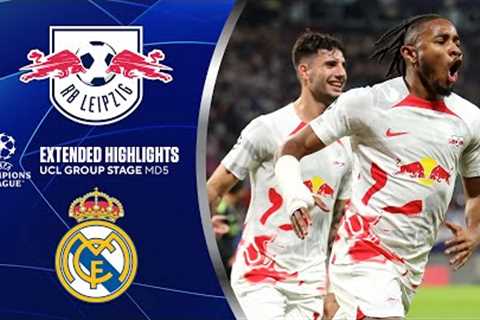 RB Leipzig vs. Real Madrid: Extended Highlights | UCL Group Stage MD 5 | CBS Sports Golazo