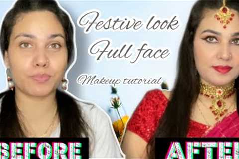Festive makeup tutorial #youtube #lifewithbeautybee #contentcreator #trylook