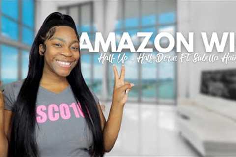HALF UP + HALF DOWN HD Wig INSTALL FT. SUBELLA HAIR on Amazon