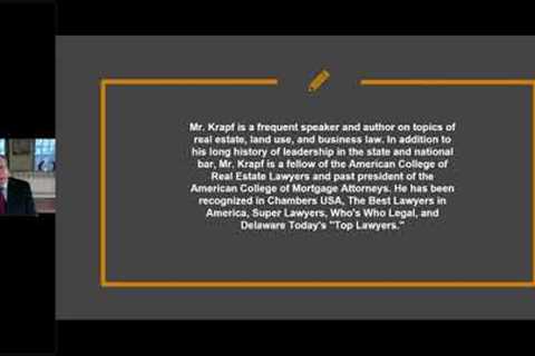 Delaware Commercial Real Estate Finance Law and Practice