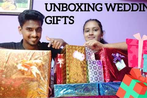 Unboxing Our Wedding Gifts | Prathiba Senthil
