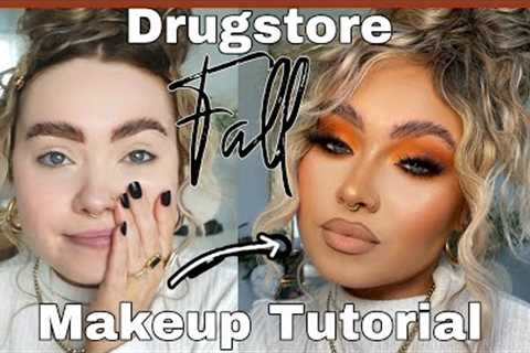 AFFORDABLE FALL FULL GLAM | Drugstore Makeup Tutorial 🍂