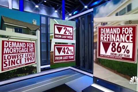 High mortgage rates hit housing