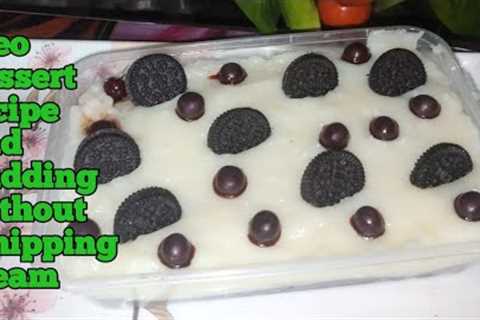 oreo dessert|oreo dessert recipe|oreo dessert box|Oreo pudding recipe|quick and easy desserts|
