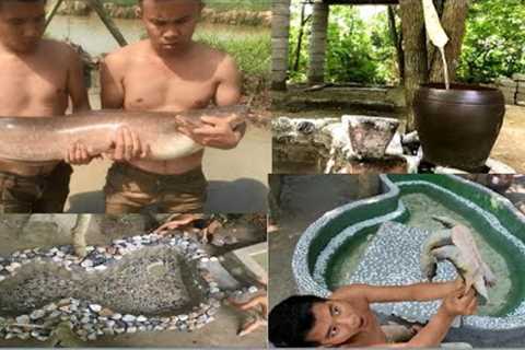 Solo 600 Days In The Forest Wild: Survive in The Jungle and Build Fish Tank