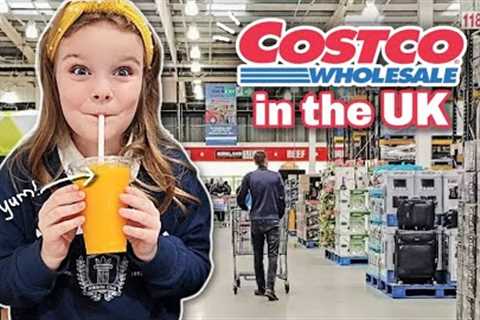 Is British Costco BETTER than American Costco? + Trying EVERYTHING at the FOOD COURT