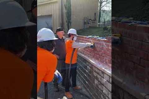 Masonry Training - Cutting Mortar