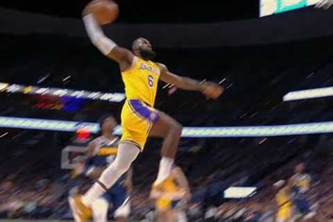 LeBron James Shocks Entire Arena After Most Insane Dunk At 38 Years Old !