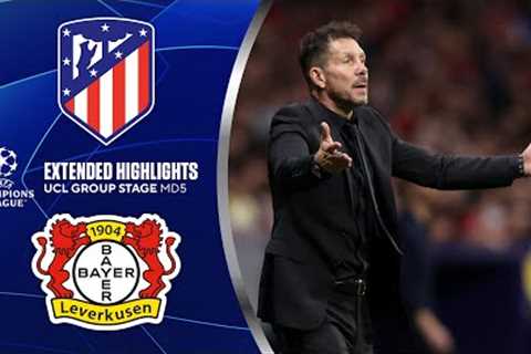 Atlético Madrid vs. Bayer Leverkusen: Extended Highlights | UCL Group Stage MD 5 | CBS Sports Golazo