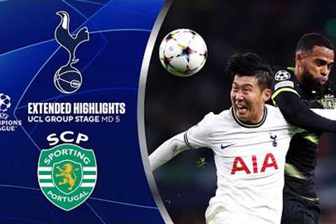Tottenham vs. Sporting CP: Extended Highlights | UCL Group Stage MD 5 | CBS Sports Golazo
