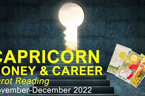 CAPRICORN MONEY &amp; CAREER TAROT READING SOMEONE SWEETENS AN OFFER CAPRICORN November-December..