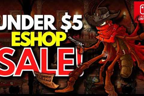 BIG Nintendo Eshop SALE LIVE NOW! 25 Switch Eshop Deals Under $5!