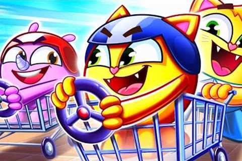 Kids Shopping Cart Song 😍🛒 | Funny Kids Songs 😻🐨🐰🦁 And Nursery Rhymes by Baby Zoo