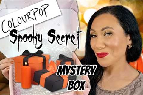 Colourpop Spooky Secret Halloween Mystery Box Unboxing