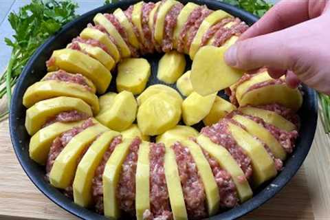 Recipe with minced meat that can surprise everyone. Simple and tasty minced meat with potatoes.