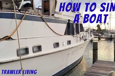 Do NOT use dock Water Pressure || Dock Water will SINK your Boat || TRAWLER life || Life on a Boat