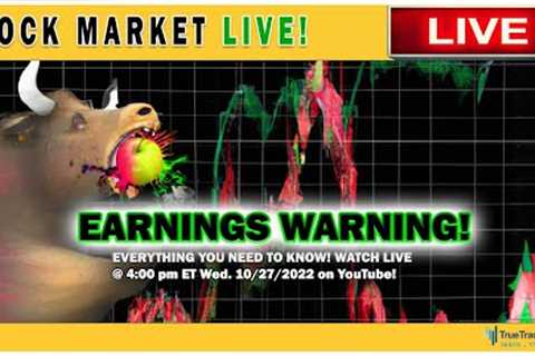 EARNINGS WARNING For AAPL AMZN PINS &amp; More - Stock Market Crash or Dip? Make Money Trading Now..