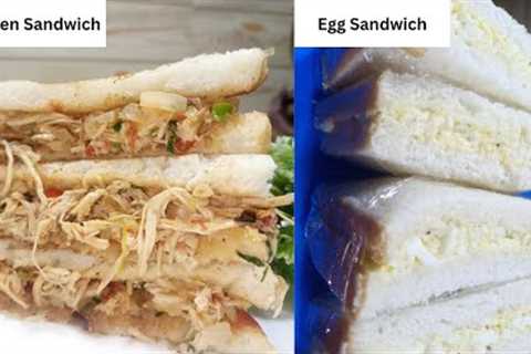 Chicken Sandwich Recipe | korean sandwich | Chicken Sandwich banane ka tarika | Egg Sandwich Recipe