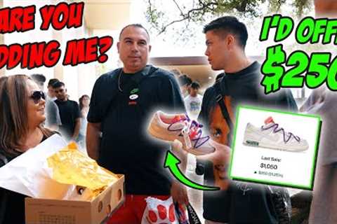 CASHING OUT AT SNEAKERCON DALLAS 2022! *Lowballing Resellers in Line*