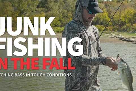 JUNK Fishing in the FALL! (Catching Bass in Tough Conditions)
