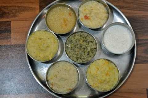Baby Lunch Recipe 6 to 12 months | Indian baby Lunch| Lunch for baby | Baby food part - 3