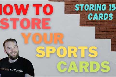 Sports Card Investing and Collecting: Card inventory management and storing a how to