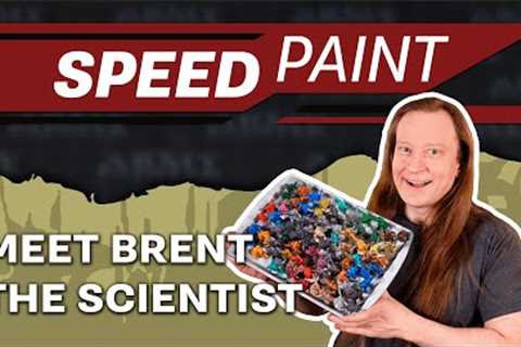 SPEEDPAINT - Meet Brent the Scientist from Goobertown Hobbies