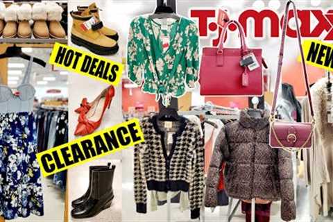 🤩TJ MAXX SHOP WITH ME‼️ WOMEN'S OUTERWEAR HANDBAGS SHOES 👡👗 TJ MAXX FALL WINTER FASHION 2022‼️