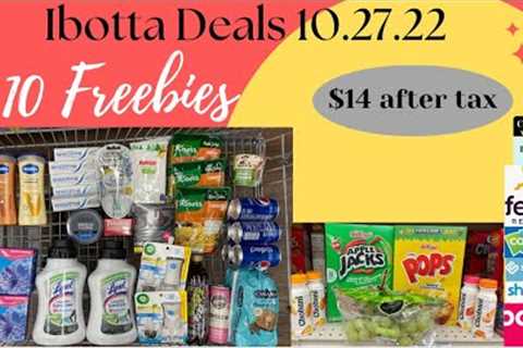 Ibotta Haul 10.27.22| #Ibotta Deals| 10 FREEBIES| NO Coupons Used|Household Items &amp; More