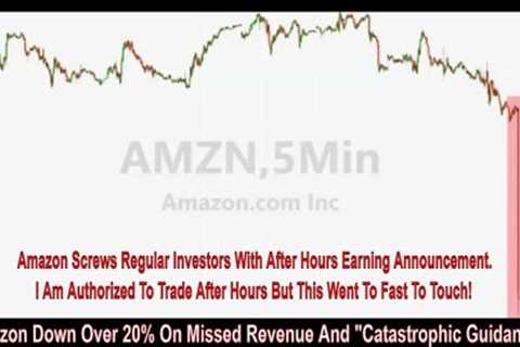 Dominos Are Falling Fast! Amazon Implodes Over 20% On Missed Revenue And Catastrophic Guidance!