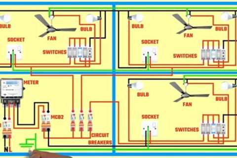 complete electrical house wiring diagram/ Full house wiring diagram
