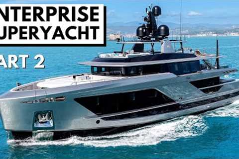 2022 125' BAGLIETTO 38M ENTERPRISE SUPERYACHT TOUR Custom Luxury Yacht - PART 2