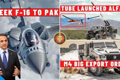 Indian Defence Updates : Kalyani M4 Export Order,Rudrastra Armed Drone,New ALFA-S,C-295 Vadodara