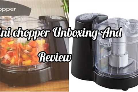 Mini Chopper Unboxing And Review
