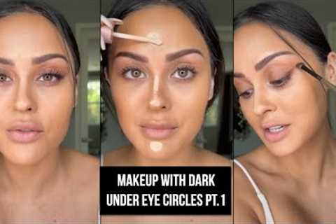 Makeup With Dark Under Eye Circles Pt.1 l Christen Dominique