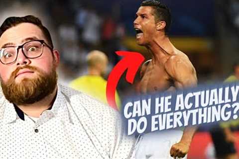 American Football Coach 🏈 REACTS to Cristiano Ronaldo - The Man who can do Everything!