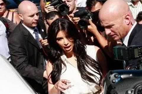 Kim Kardashian Attacked By Paparazzi Moments