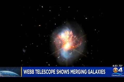 James Webb Telescope Captures Two Merging Galaxies