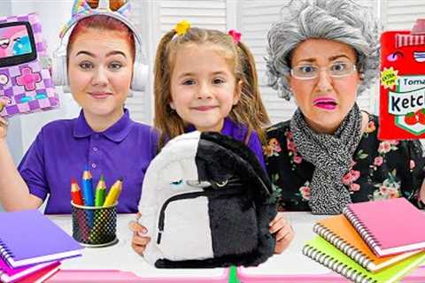 Ruby and Bonnie are playing the Back to School Switch Up Challenge