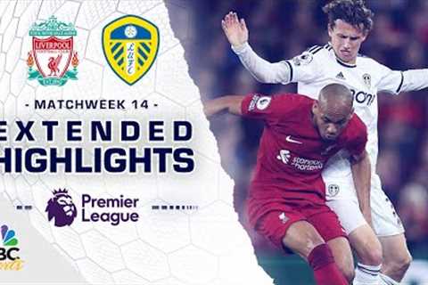 Liverpool v. Leeds United | PREMIER LEAGUE HIGHLIGHTS | 10/29/2022 | NBC Sports
