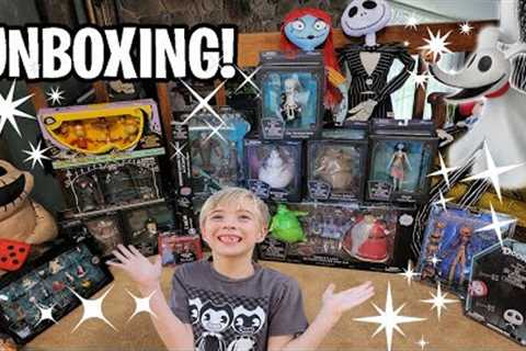 Huge The Nightmare Before Christmas Toys Unboxing Video!