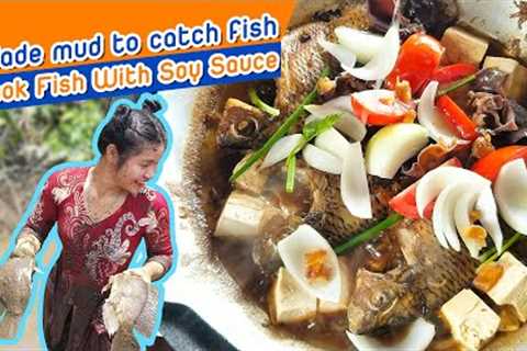 Yummy Cooking | Girls Catching Fish With Bare Hands n Cooked Fish With Soya Sauce