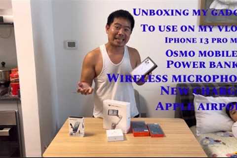 UNBOXING NEW GADGET | IPHONE 13 PROMAX |OSMO MOBILE SE