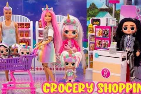 Unicorn Family Grocery Shopping Mini Brands Series 4
