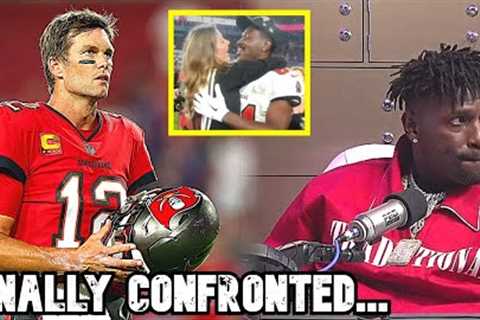 Antonio Brown Gets Emotional In Interview When Confronted About Recent Tom Brady Tweets