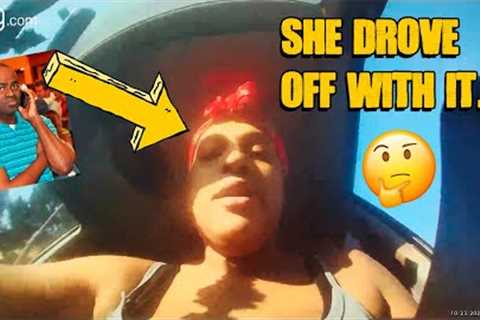 She Stole My Doorbell and Drove Off (Caught on Ring Doorbell)