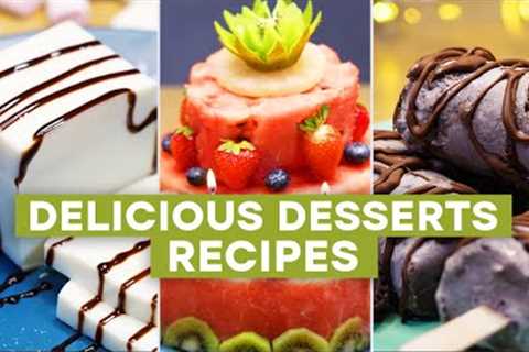 🔥 DELICIOUS Desserts IDEAS - 10 EASY Dessert RECIPES