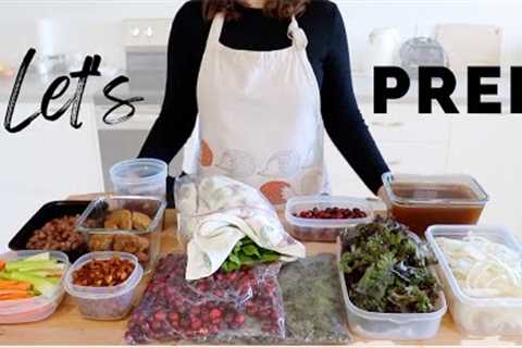 Preparing for the Week Ahead! Simple, VEGAN Meal Prep to Jumpstart your Week!