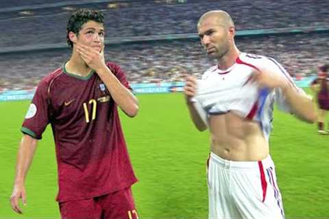 The Day Zinedine Zidane Showed Cristiano Ronaldo Who Is The Boss